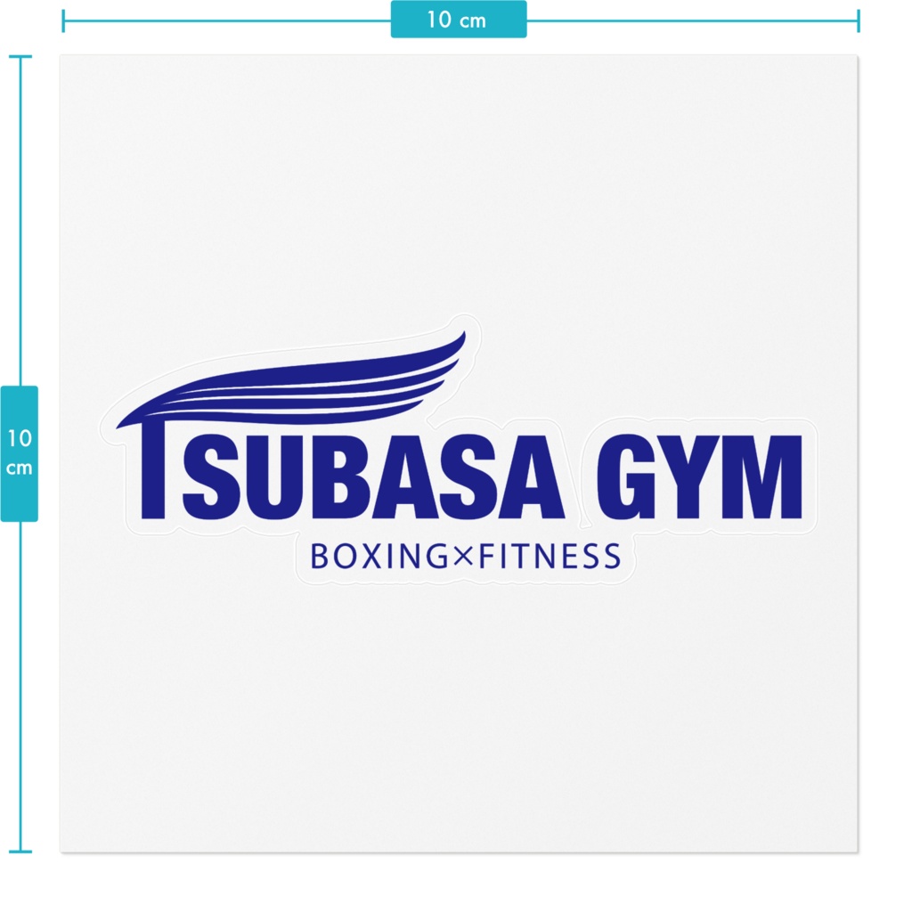 「ツバサジム」ロゴステッカー