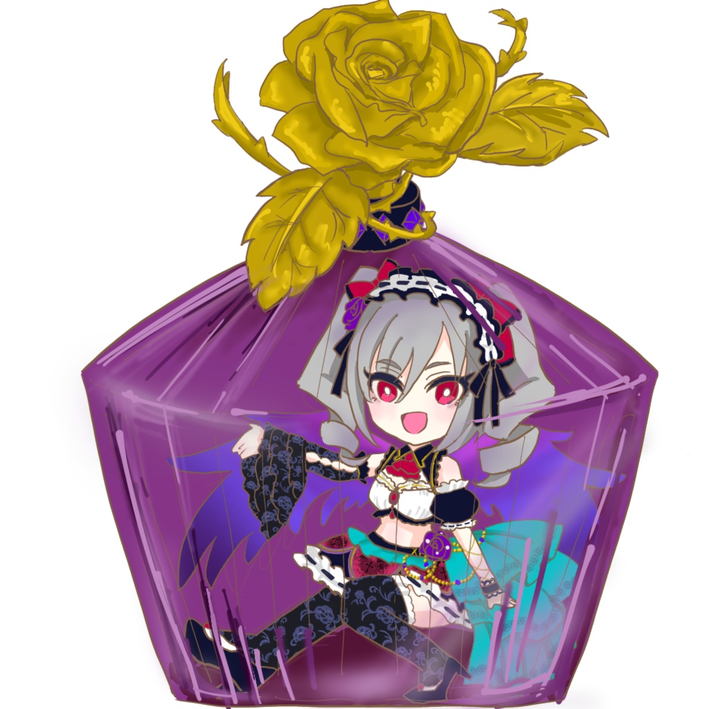 ［神崎蘭子］クリアステッカー