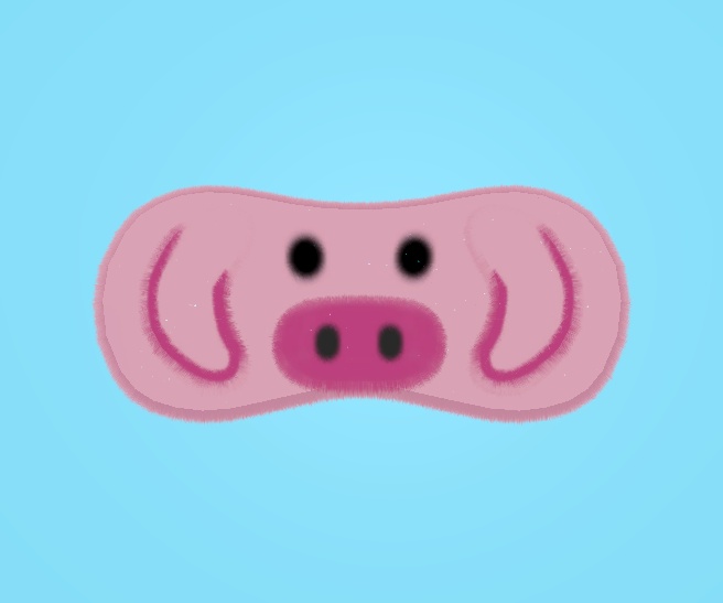 Pig eye mask