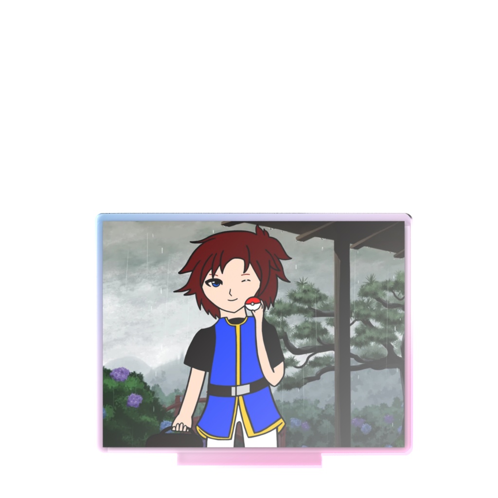 雨の日のオーロラアクスタ(ロイ)