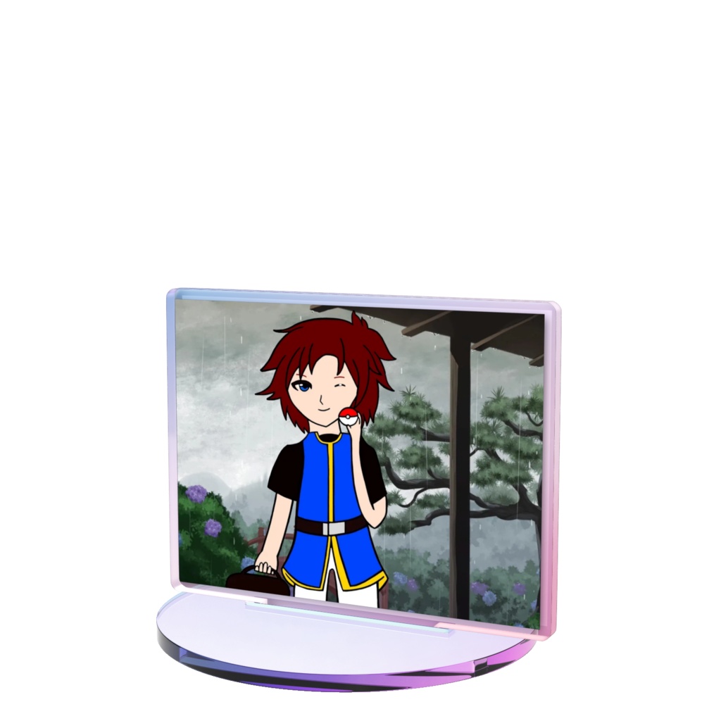 雨の日のオーロラアクスタ(ロイ)