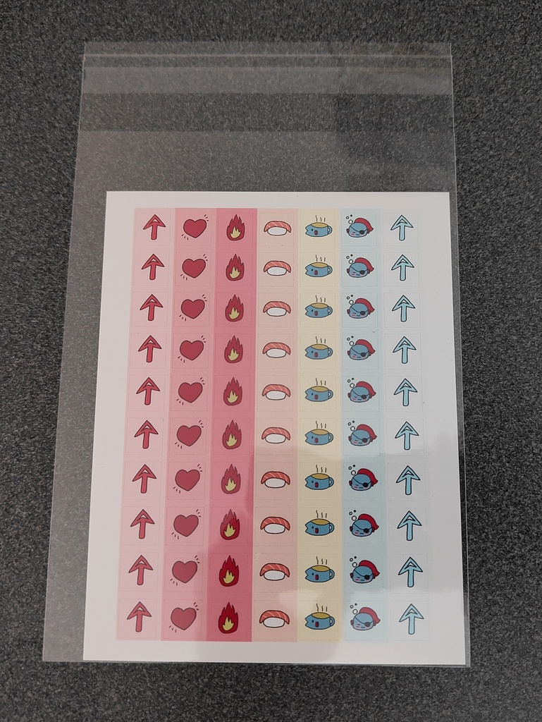 手帳ミニシール