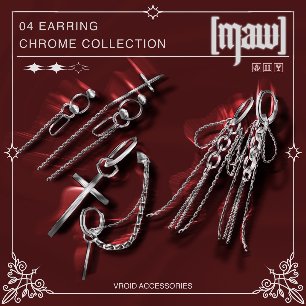 04 EARRINGS VROID by [maw]