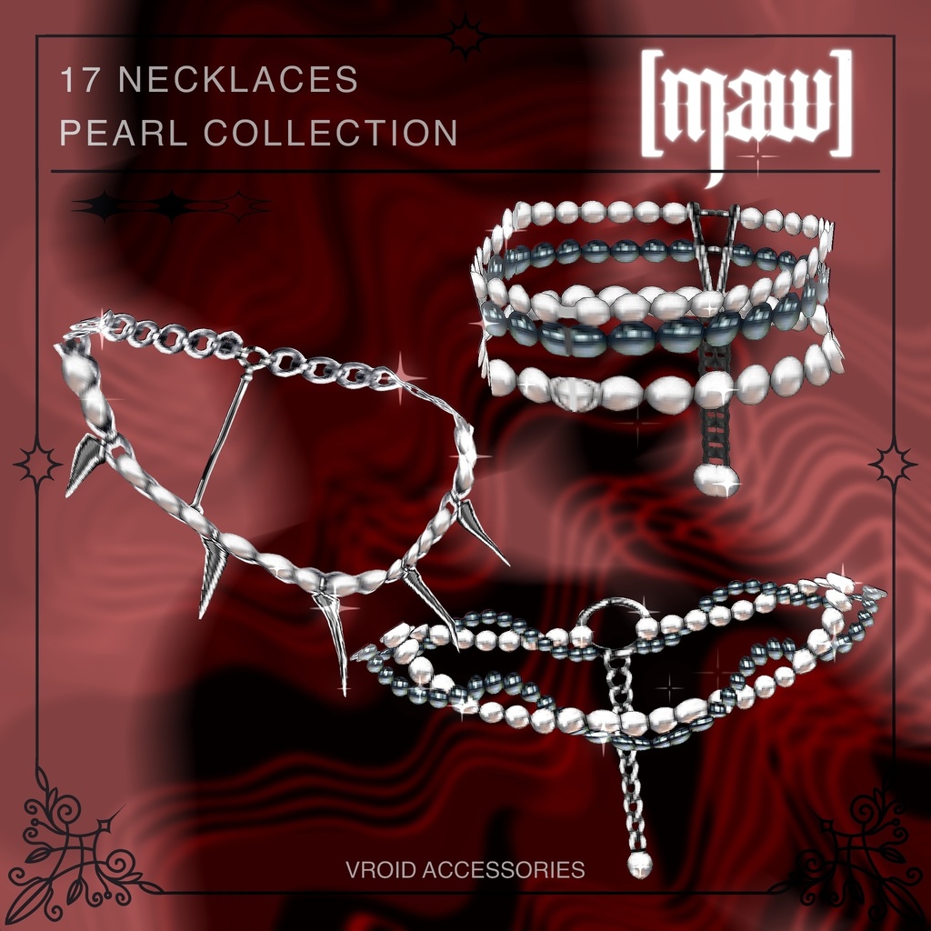 17 NECKLACES VROID by [maw]