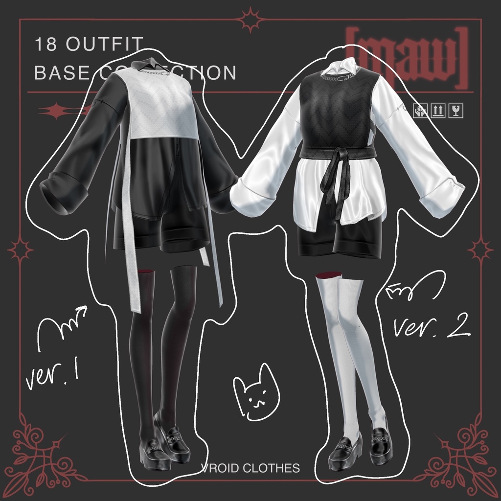 18 OUTFIT VROID by [maw]