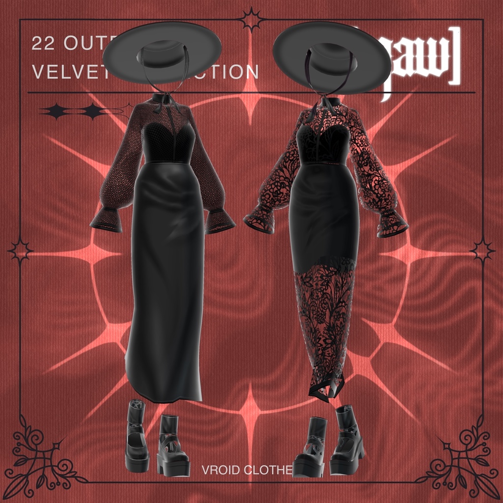 22 OUTFIT VROID by [maw]
