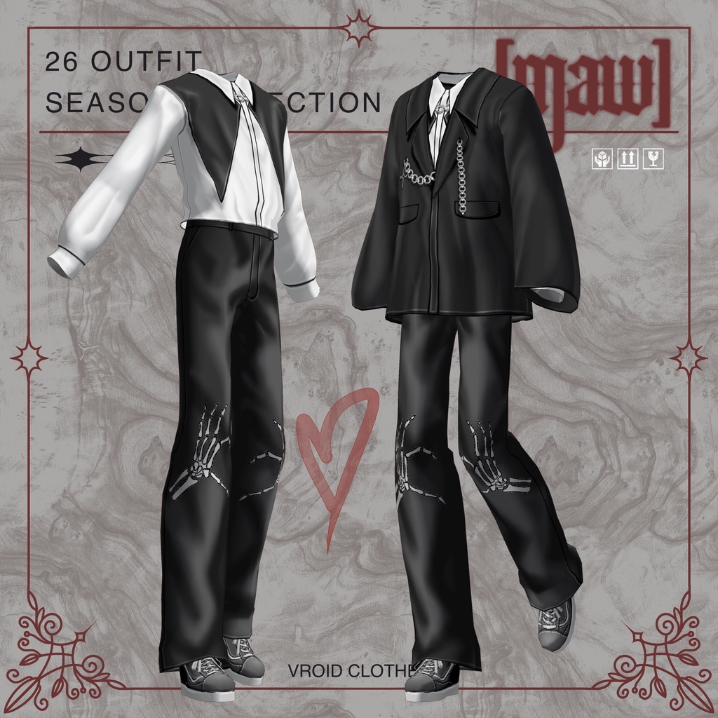 26 OUTFIT VROID by [maw] HALLOWEEN EDITION