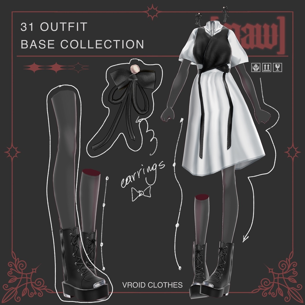 31 OUTFIT VROID by [maw]