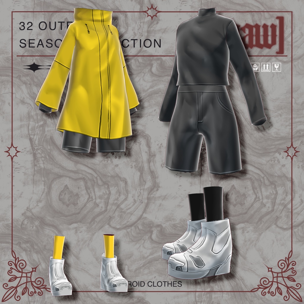 32 OUTFIT VROID by [maw]