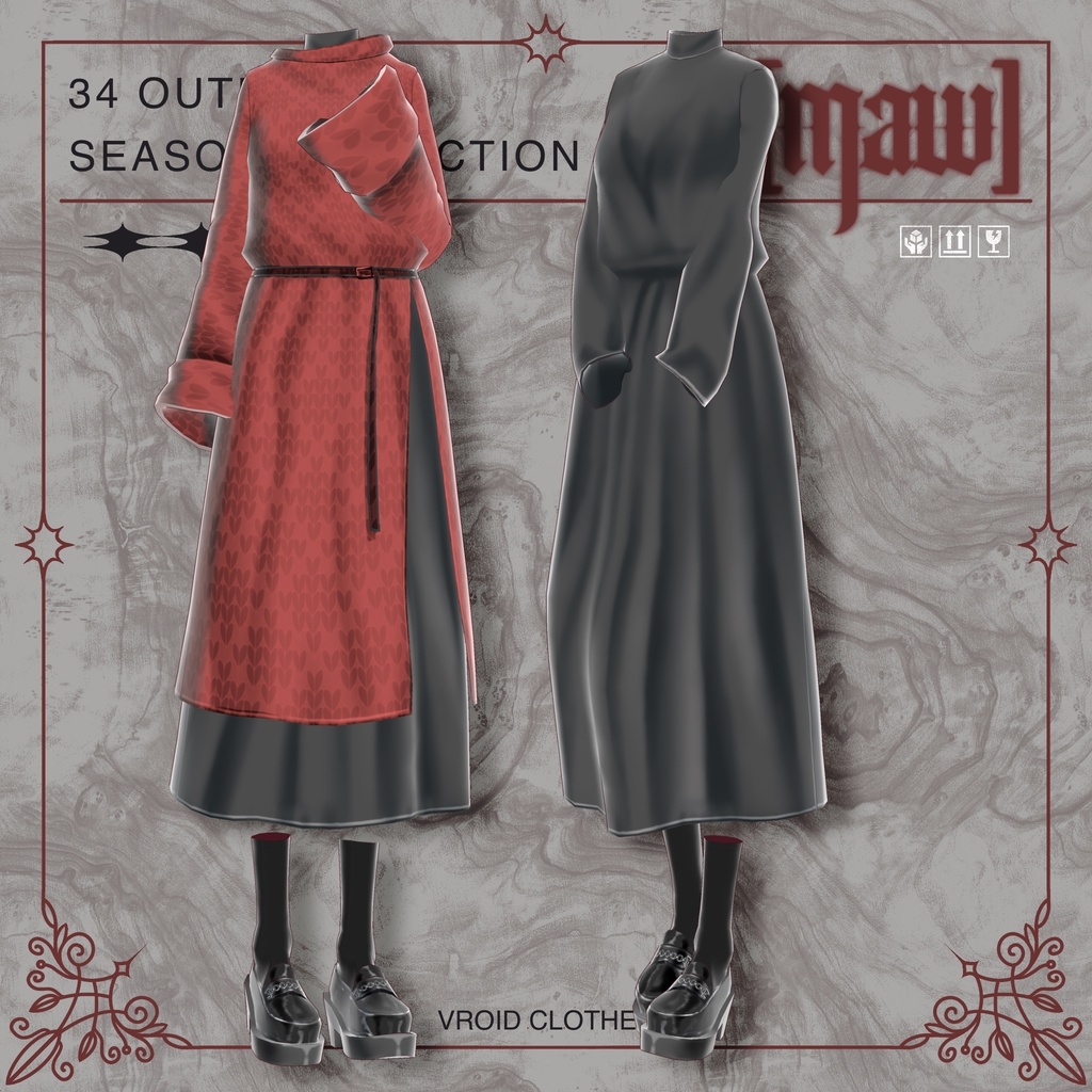 34 OUTFIT VROID by [maw]