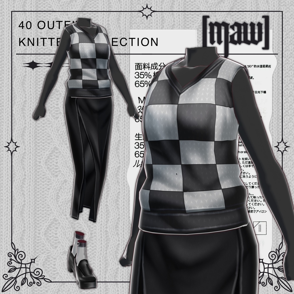 40 OUTFIT VROID by [maw]