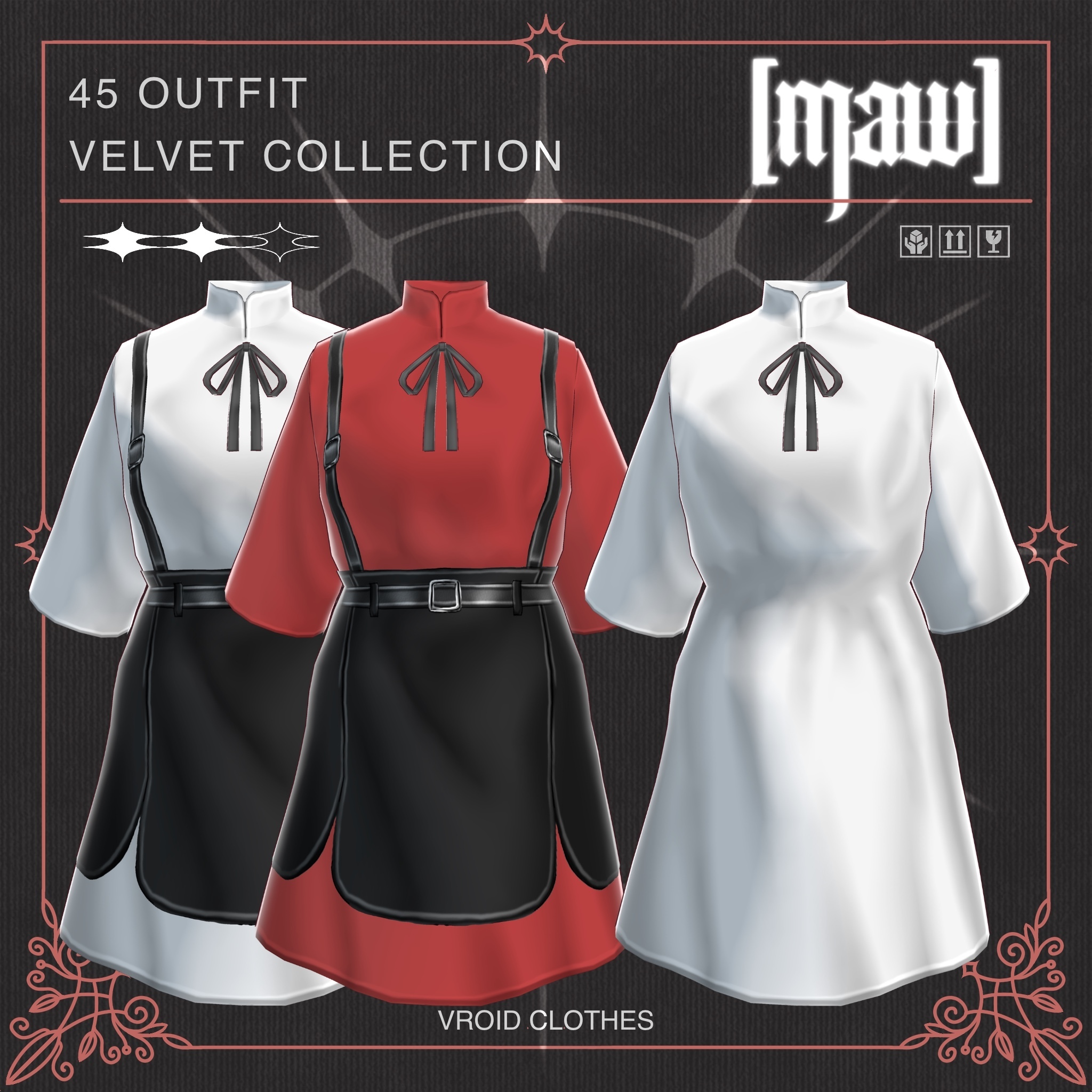 45 OUTFIT VROID by [maw] |FULL COLOR CUSTOMIZATION| - [maw] - BOOTH