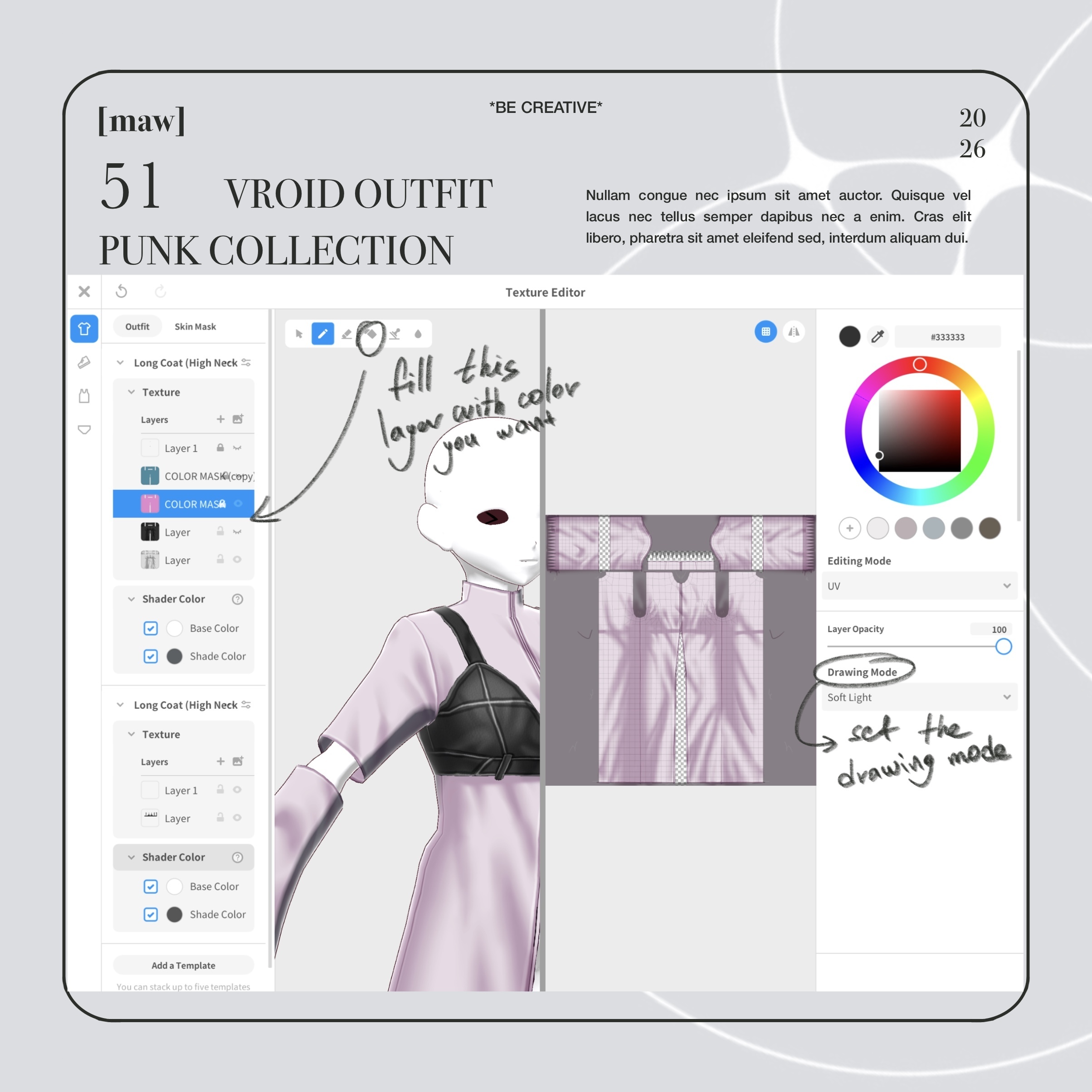 51 OUTFIT VROID by [maw] |FULL COLOR CUSTOMIZATION| - [maw] - BOOTH