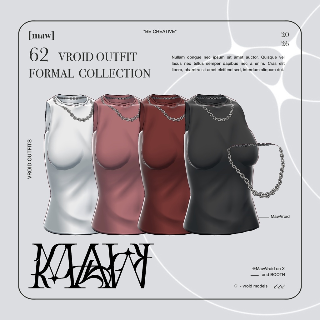 62 DARK ACADEMIA |FULL COLOR| VROID