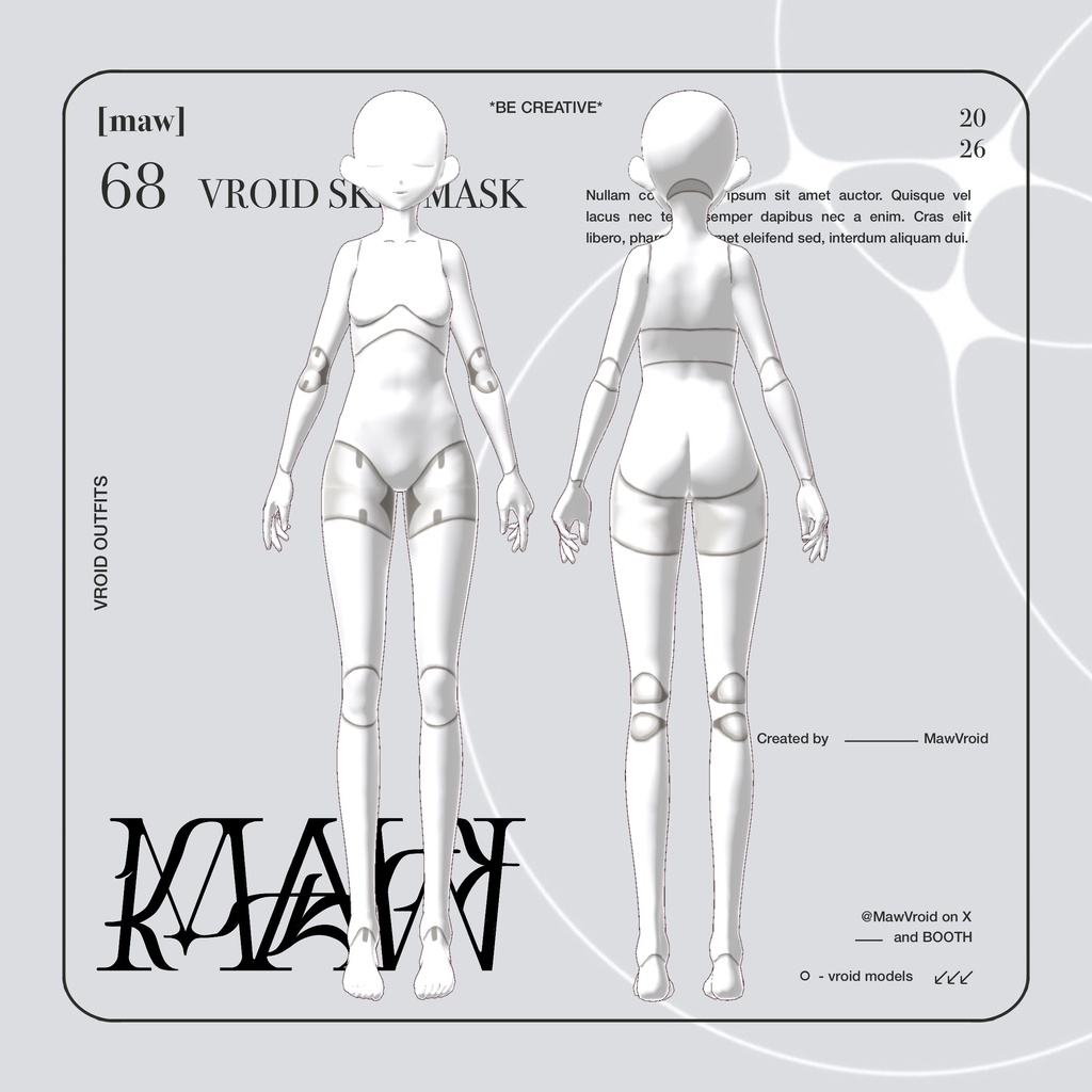 68 BJD SKIN | FREE TEXTURE | VROID
