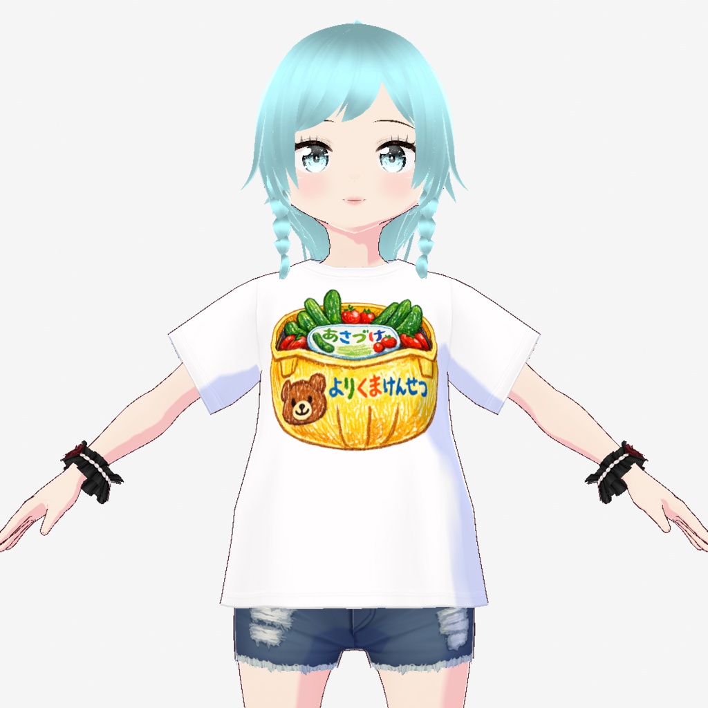 VRoid用　あさづけTシャツ