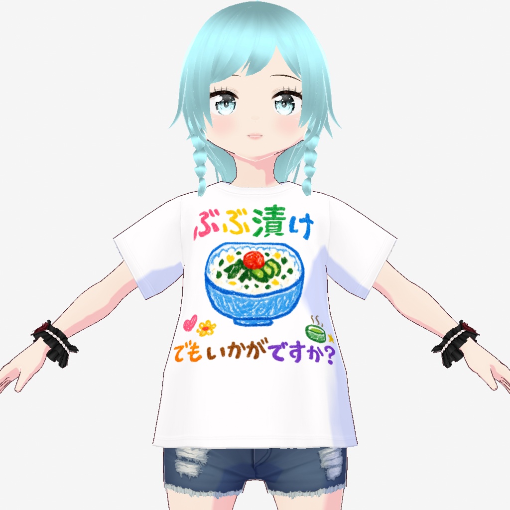 VRoid用　ぶぶ漬けTシャツ