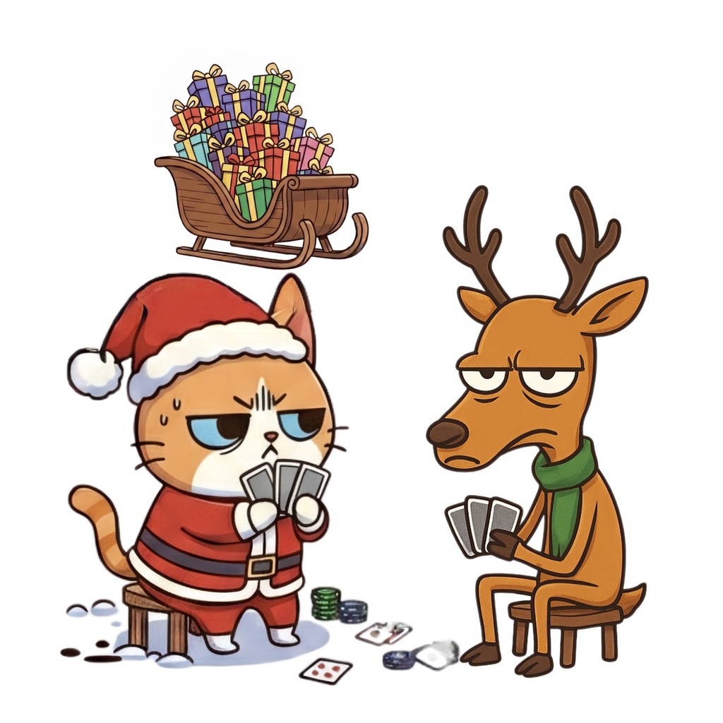 【Cat】不機嫌なサンタ猫③