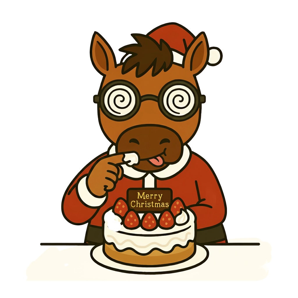 【Horse】馬サンタのつまみ食い