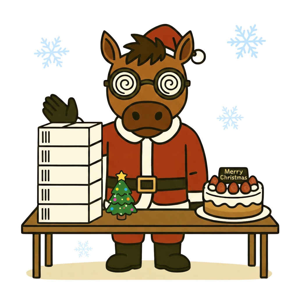 【Horse】馬サンタのXmasバイト