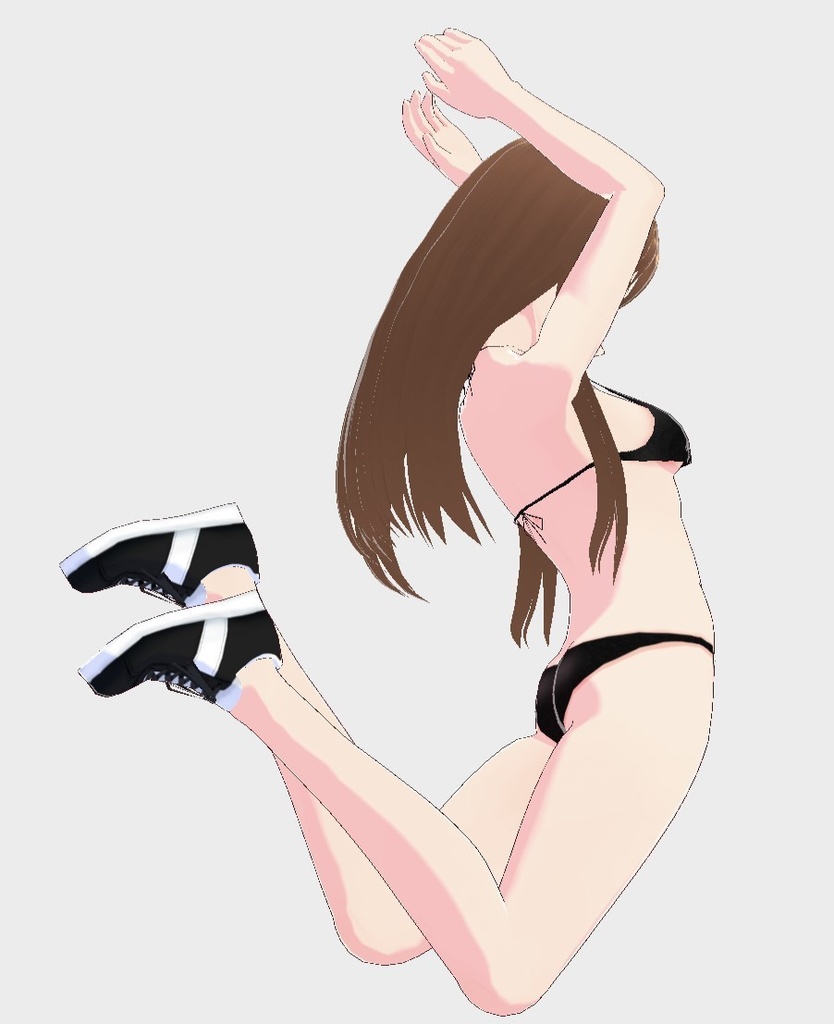 Vroid正式版向け ちょっとHな水着 3カラー衣装 Vroid用テクスチャ