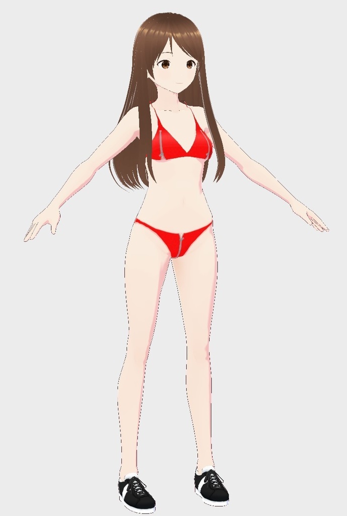 Vroid正式版向け ちょっとHな水着 3カラー衣装 Vroid用テクスチャ