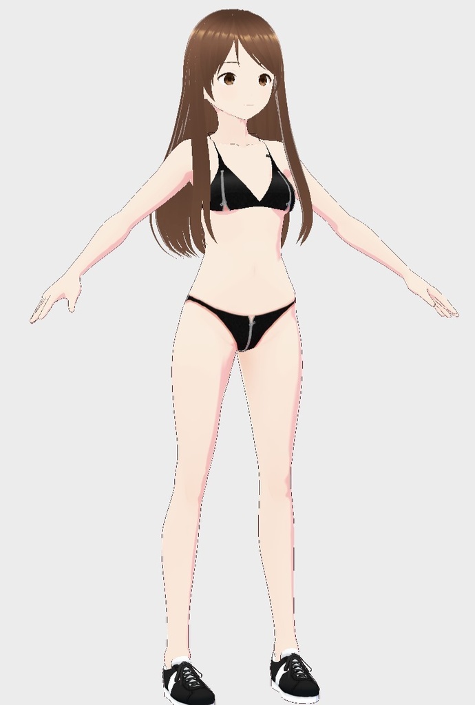 Vroid正式版向け ちょっとHな水着 3カラー衣装 Vroid用テクスチャ