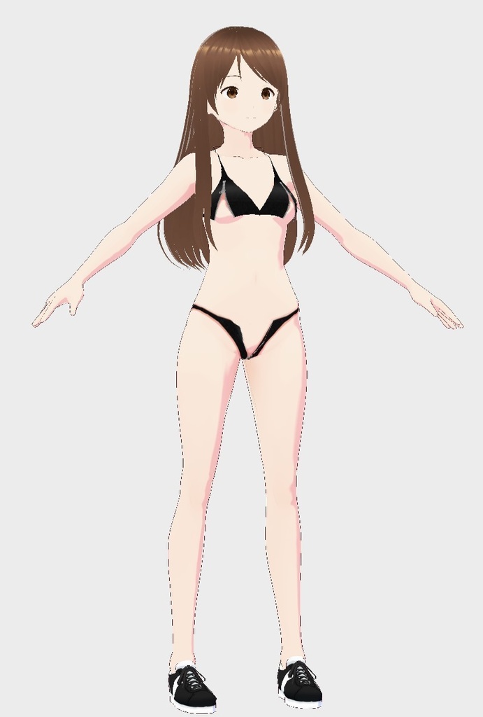 Vroid正式版向け ちょっとHな水着 3カラー衣装 Vroid用テクスチャ