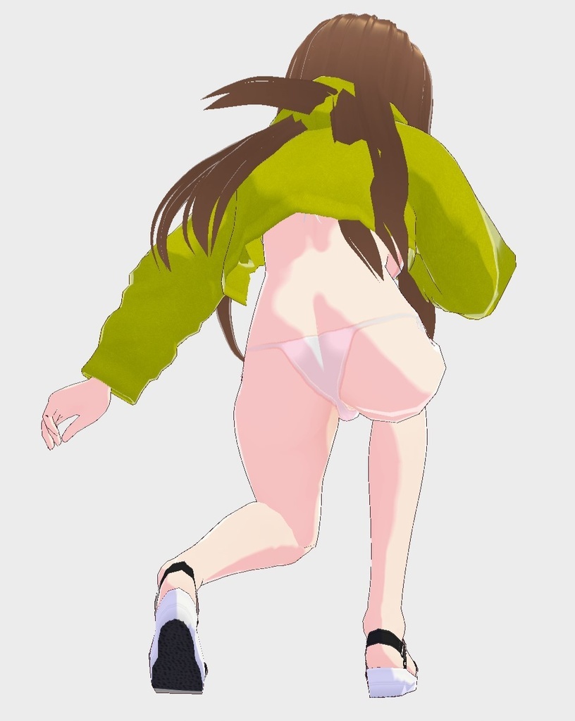 Vroid正式版向け スーパークロップパーカーと水着衣装 組合せ56種類+おまけ