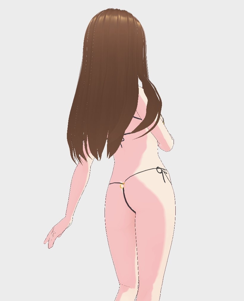 Vroid正式版向け 魅惑の水着 全7色+おまけ柄組合せ