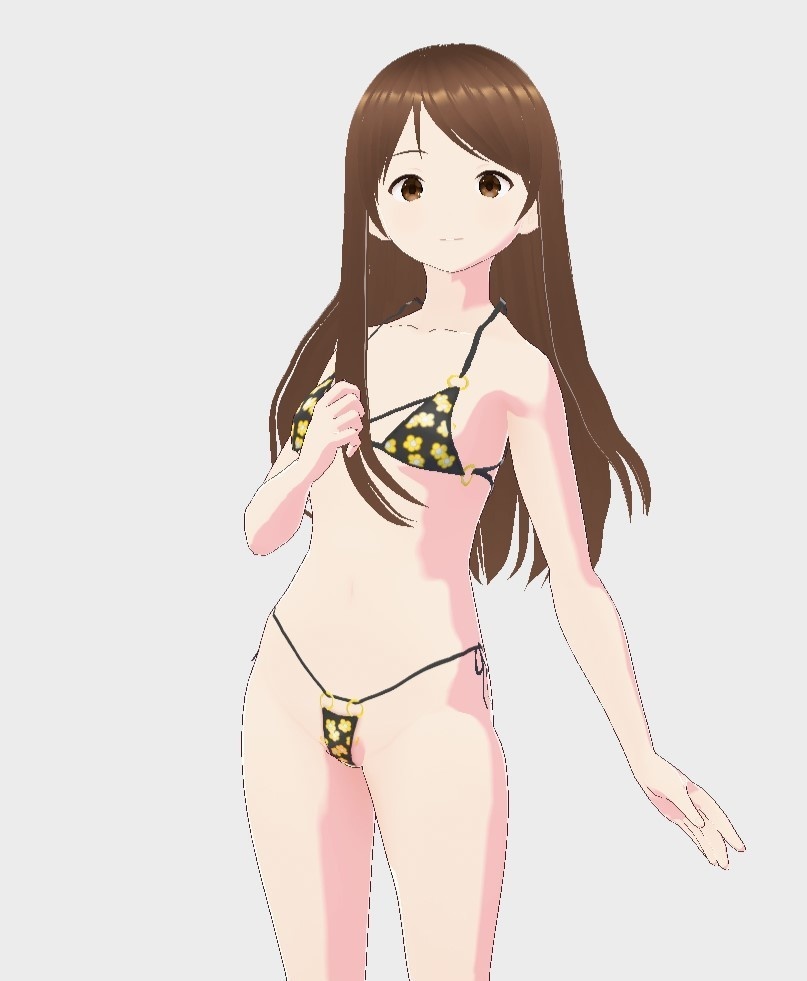 Vroid正式版向け 魅惑の水着 全7色+おまけ柄組合せ