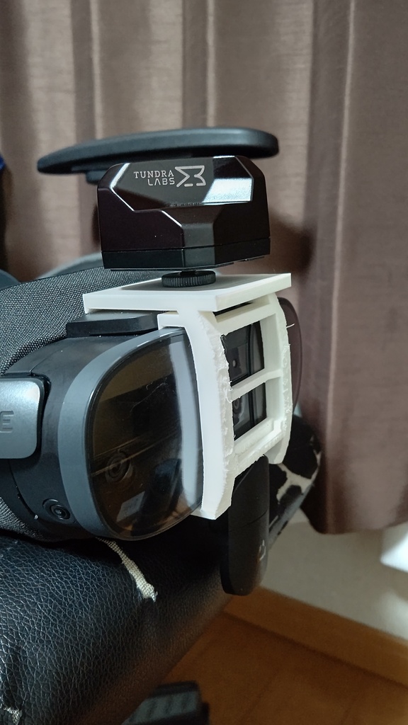 HTC Vive XR Elite フェイシャルトラッカー装着時用 トラッカーマウンター 3Dプリント用データ+おまけ