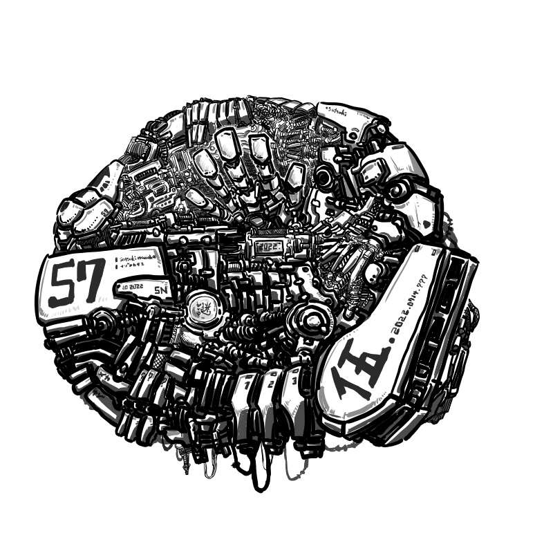 ナゾメカTシャツ#2