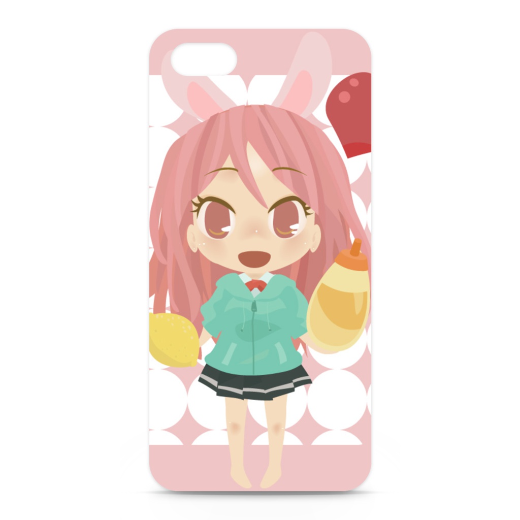 桃色うさこ。