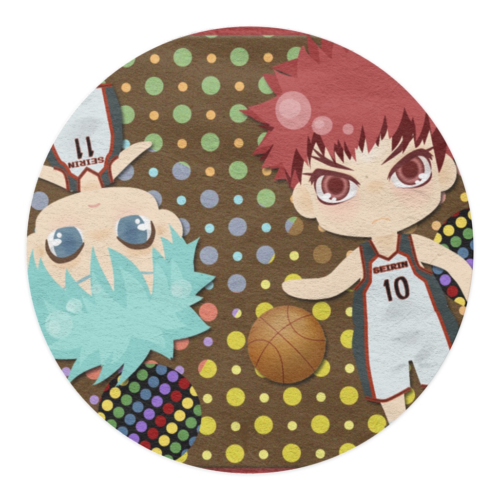 くろことかがみんマステ。【茶】【15㎜巾5m】