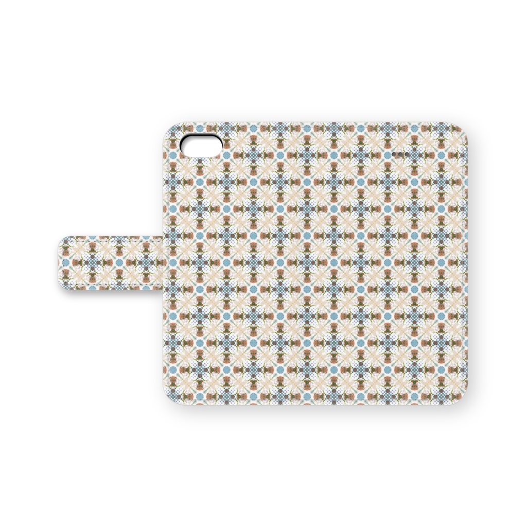 くまちゃんiPhoneケース　（白）