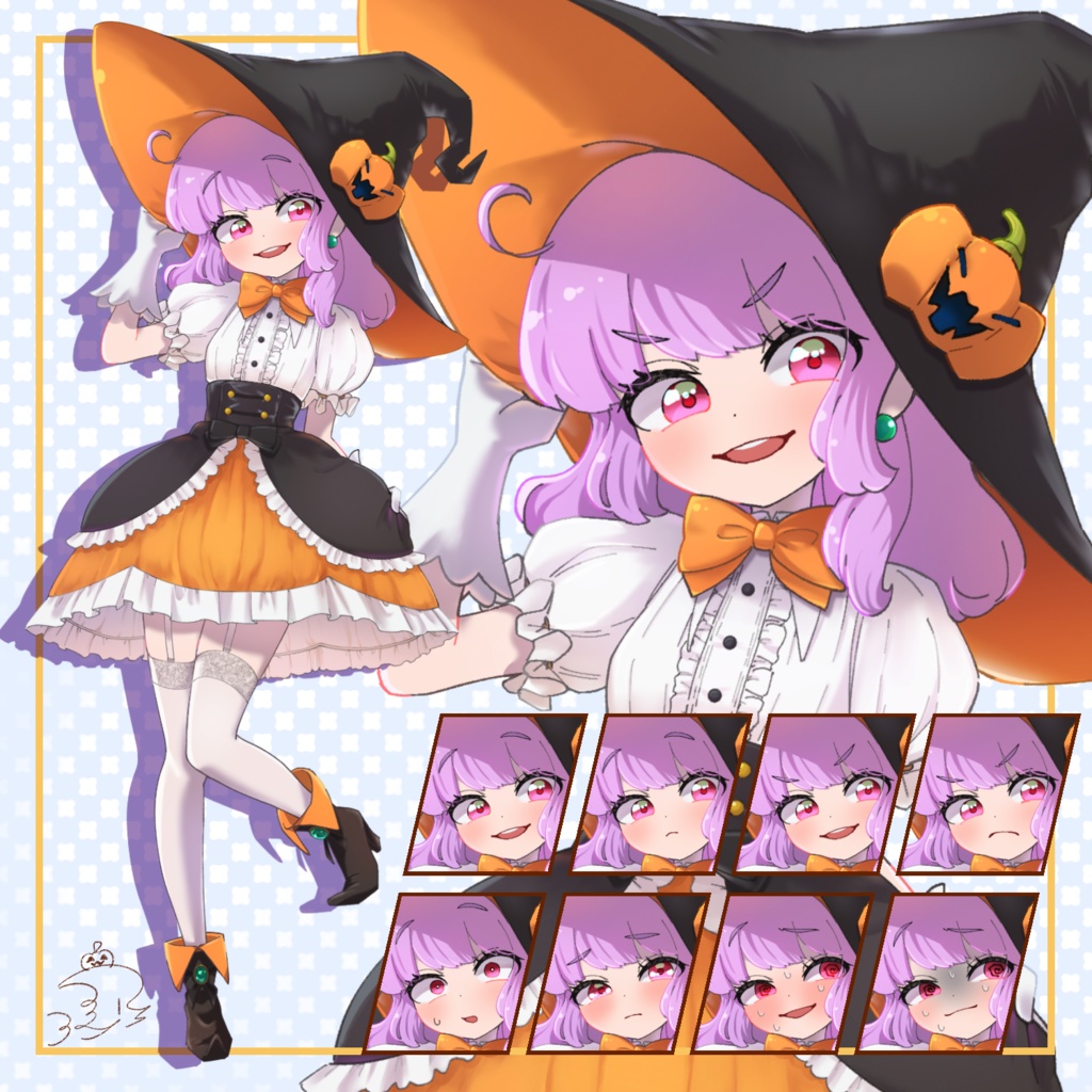 立ち絵01-魔女っ子