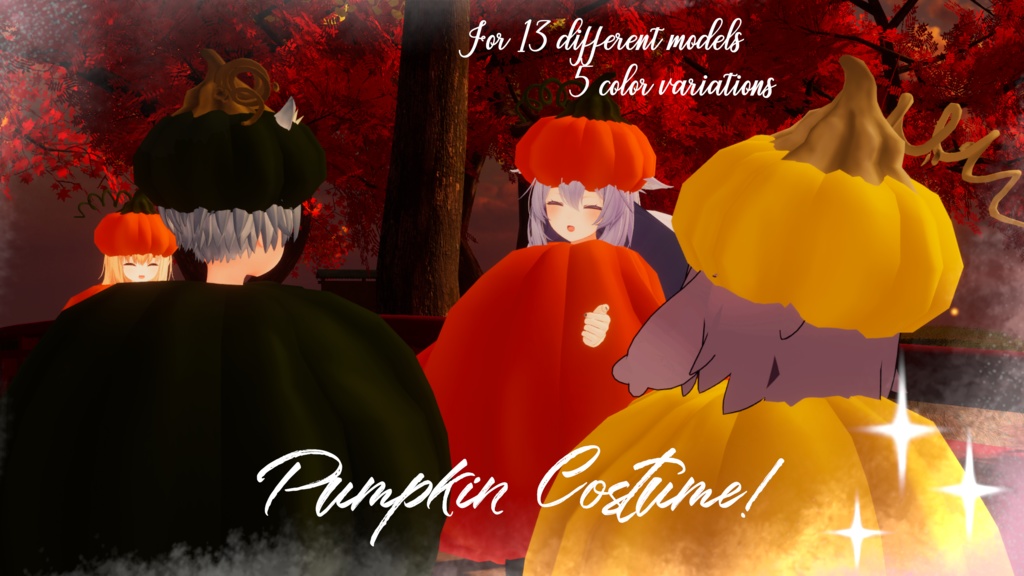 Pumpkin Costume! カボチャの衣装!