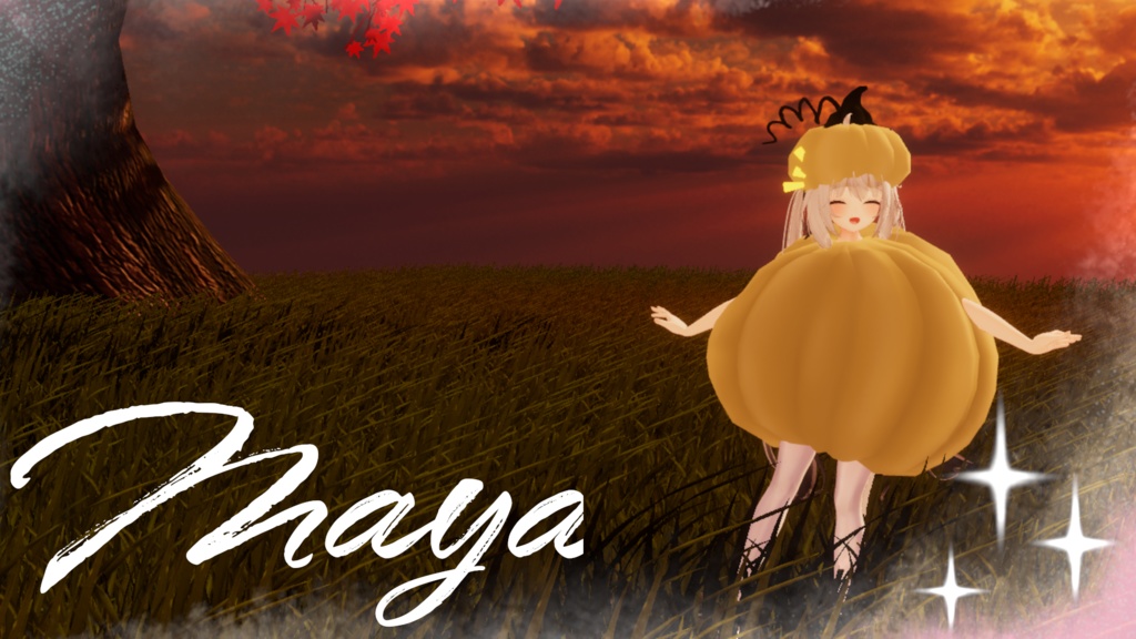 Pumpkin Costume! カボチャの衣装!