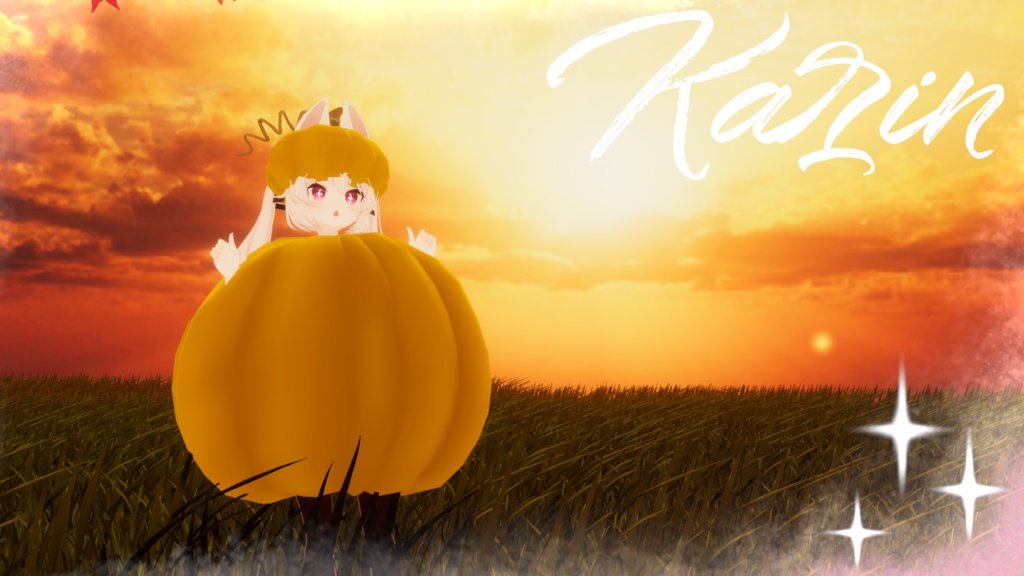Pumpkin Costume! カボチャの衣装!