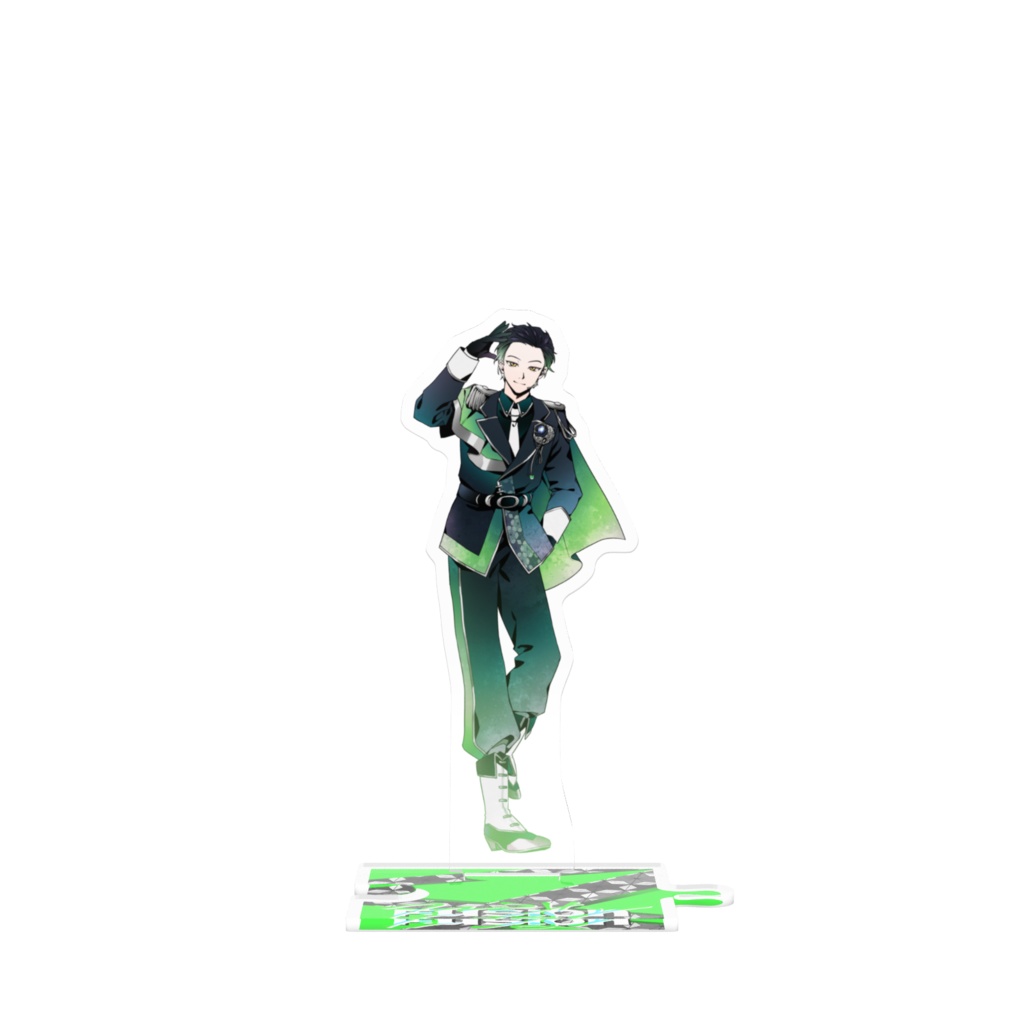 コラボ歌ってみた記念 つながるアクスタ 蛙野、ムーさん