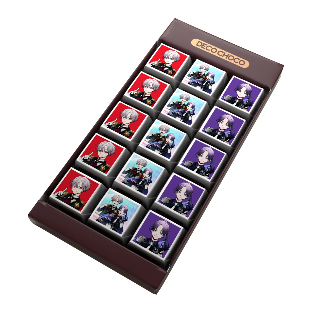 コラボ歌ってみた記念 DECOチョコ サンテ・マロース 皇黒夢