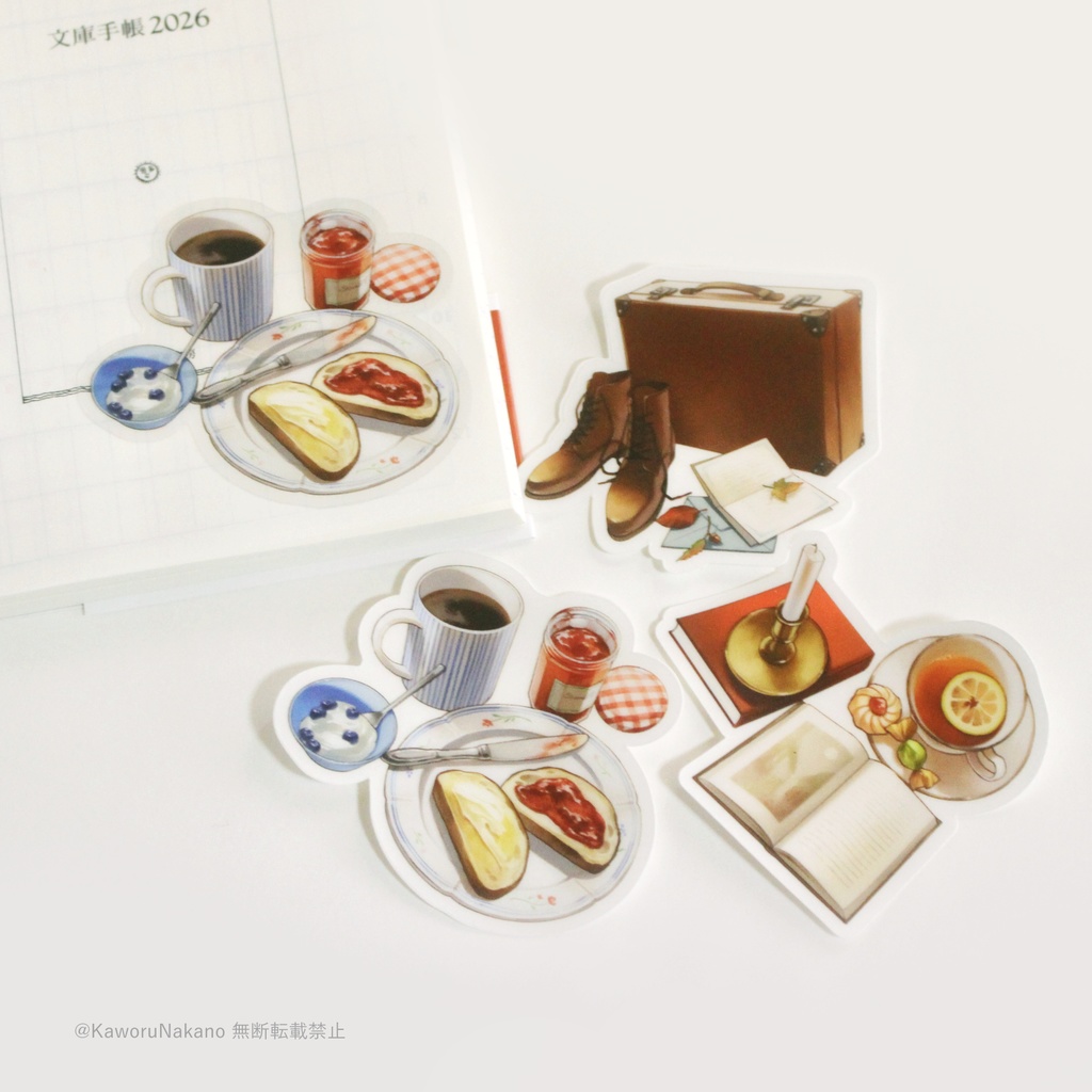 クリアステッカー全3種