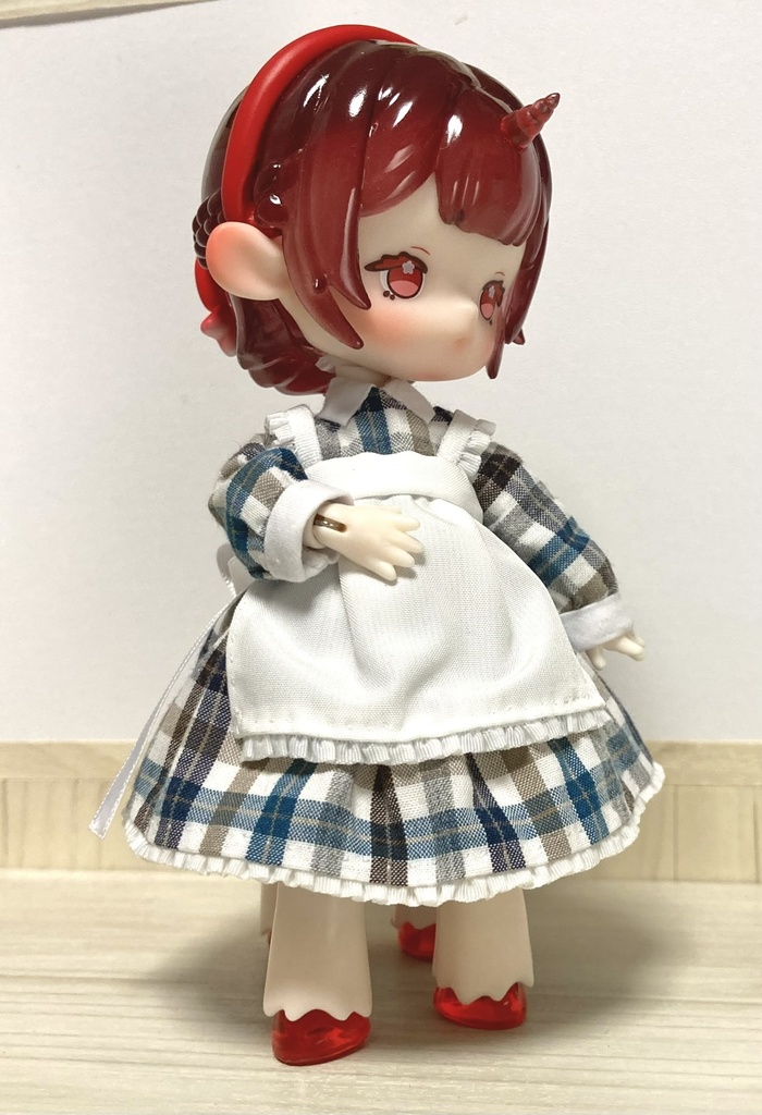 四つ足アンティーユ用・ワンピ＋エプロンセット【試作品】