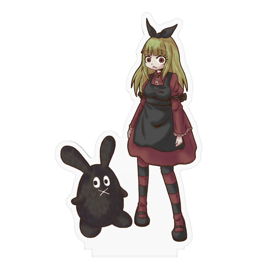 アリス・黒ウサ アクリルフィギュア