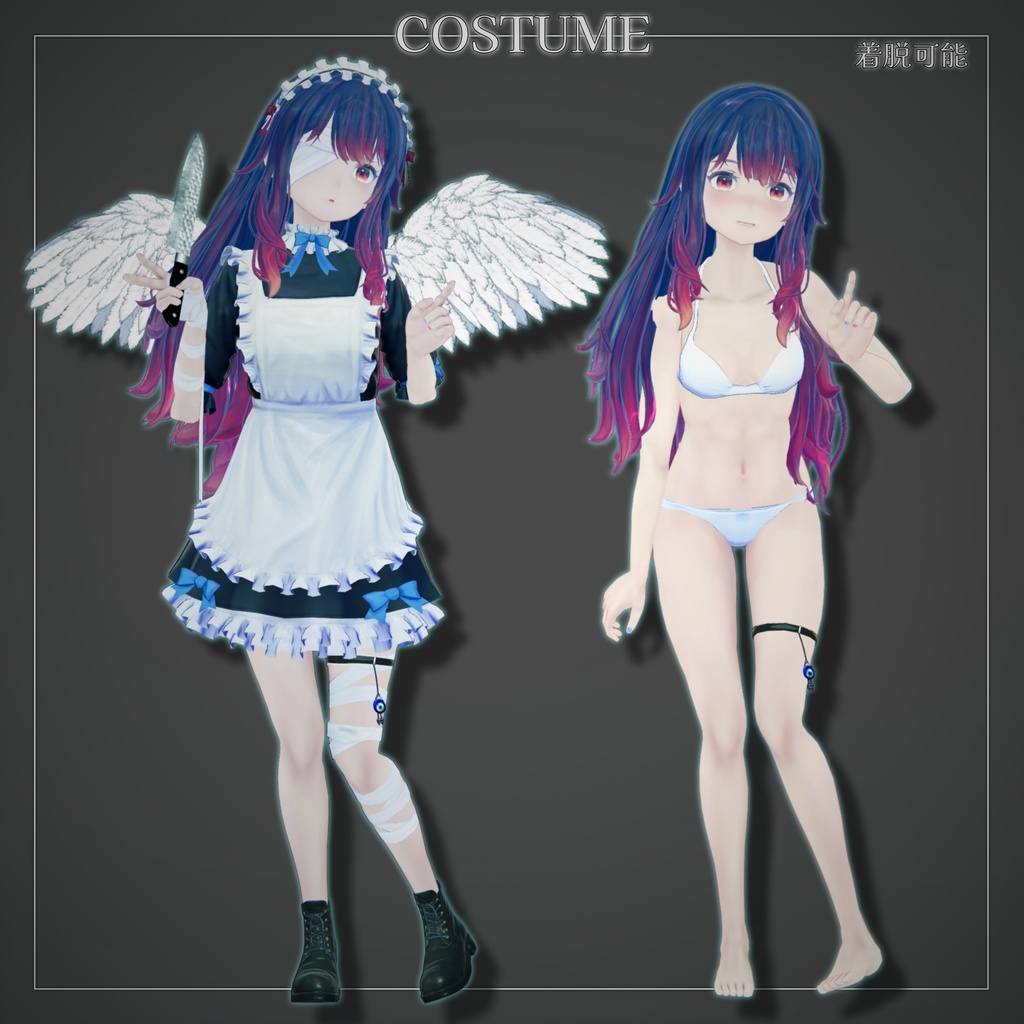 オリジナル3Dモデル「ホプニ」