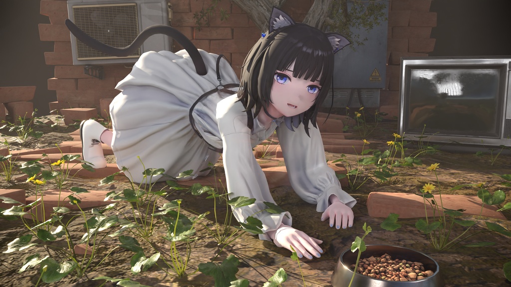 オリジナル3Dモデル「コトカ」