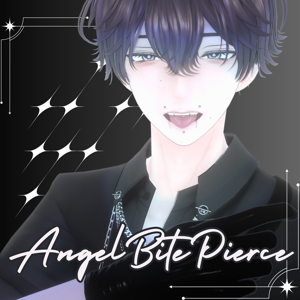 【VRC想定】Angel Bites pierce【 LipSync対応】