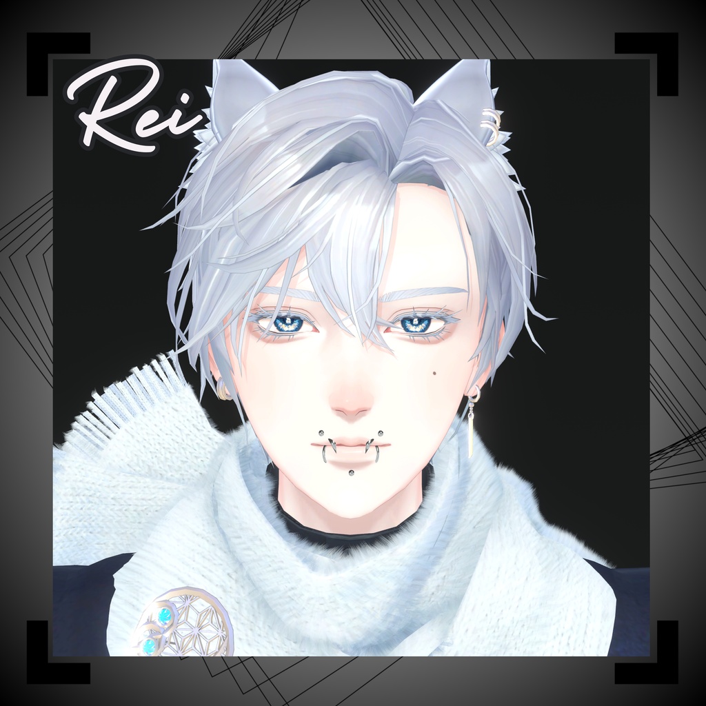 【VRC想定】Angel Bites pierce【 LipSync対応】