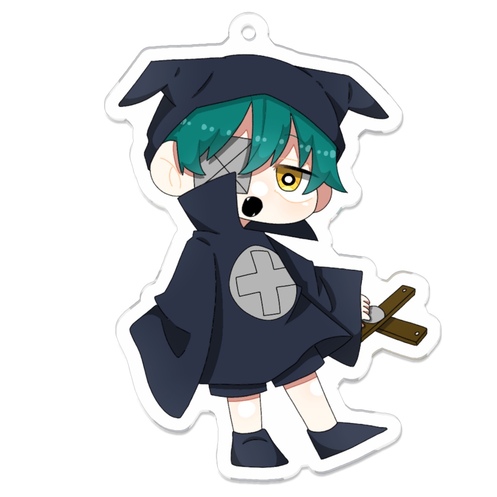 メケケ擬人化アクキー